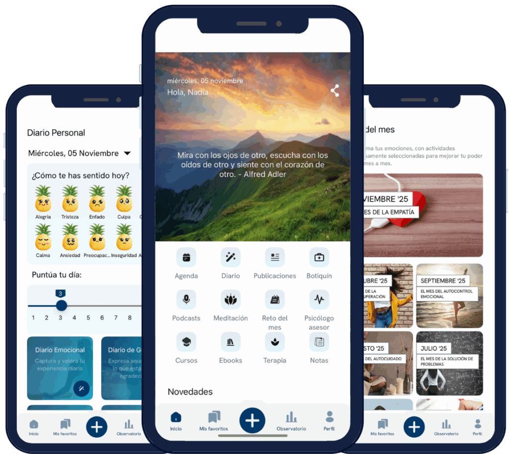 Ejemplo de la App de Psicovirtual